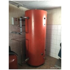 Dujų generacinis katilas Atmos su akumuliacine talpa sistemoje